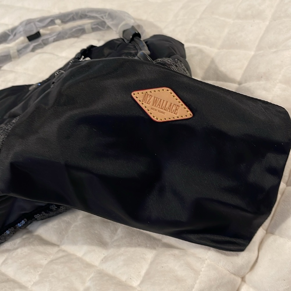 NWT MZ Wallace Quilted Madison Shoulder sequin Bag - Picture 4 of 8